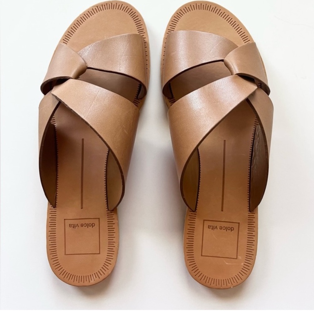 Dolce Vita Light Brown Derby Sandals